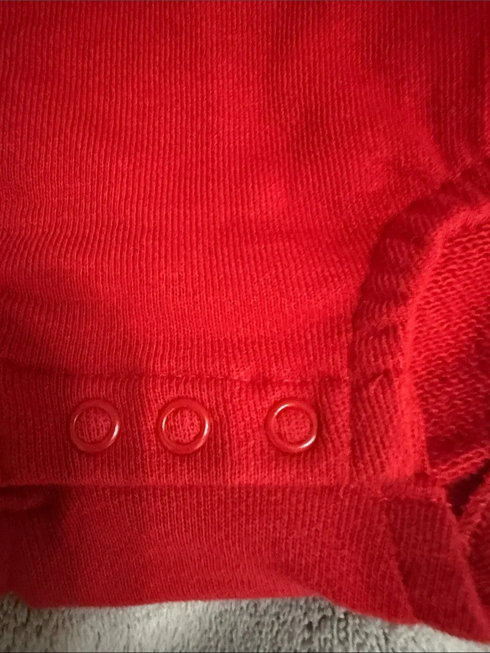 Carter's Red 'Silent Night' Long-Sleeve One-Piece Bodysuit